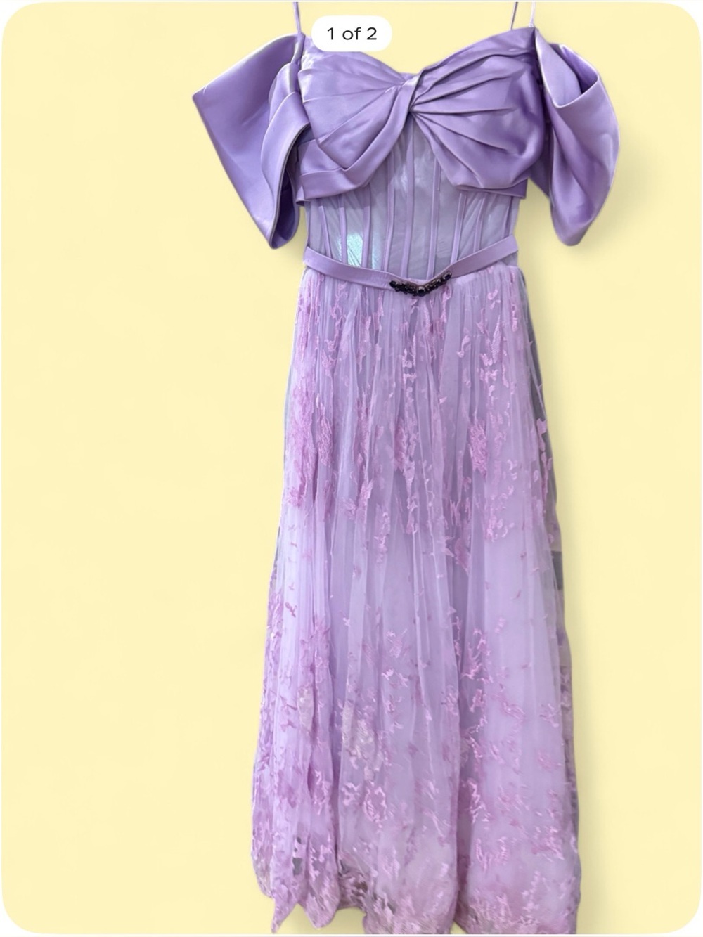 Lavender gown